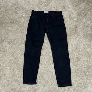 Everlane high waist black denim jean ankle size 30